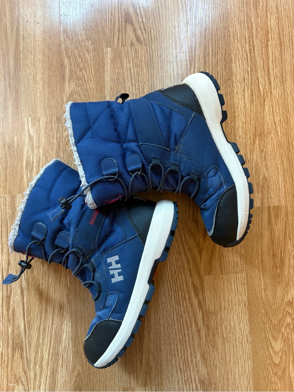 Kids Helly Hansen Silverton Waterproof snow winter boots 2Y blue